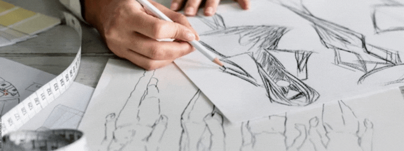 From Sketch to Stitch The Procedure of Forming Fabric Designs